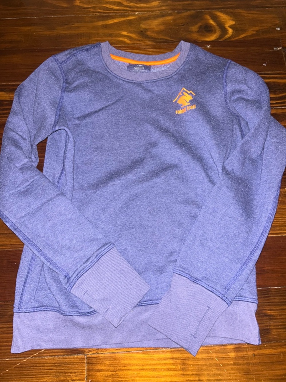 Rabbit Trail Women's Crewneck Sweatshirt in Heathered blue